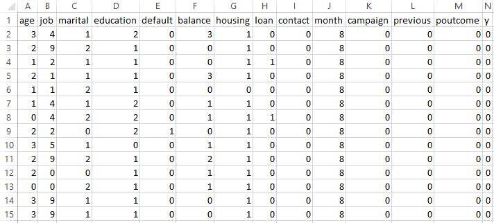 Clean dataset preview