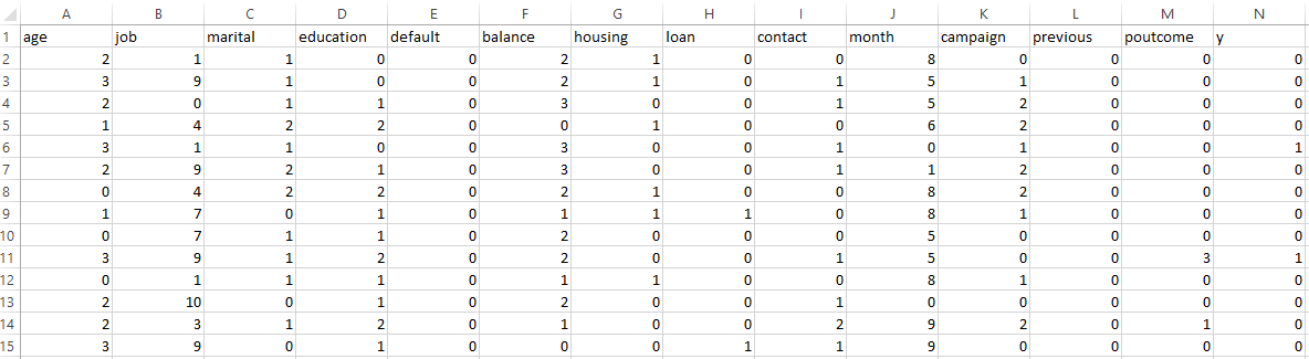 Clean dataset preview